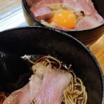 道玄 - ローストビーフ丼半ラーメンセット
