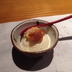 じどりや 穏座 - バニラにイチジクソース。