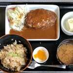 花苑 - 牛めし&ハンバーグ（1,500円税込）