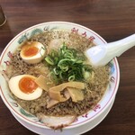 ラーメン魁力屋 - 背脂醤油　味玉ラーメン