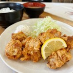 ドジャース食堂 - 鶏から揚げ定食