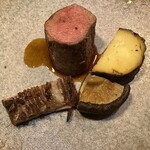 トムクリオーザ - 仔羊　ラム肉ロース　アバラ　椎茸　紅はるか