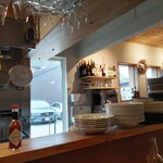 イタリア食堂FUKUMOTO - カウンターからの景色