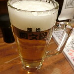 四文屋 - ビール　450円