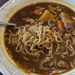 大衆食堂正広 - 麺の感じ。