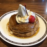 コメダ珈琲店 - シロップビシャ掛けシロノワール