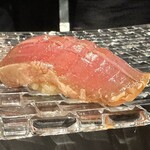 赤坂 鮨大谷 - メジ鮪の漬け