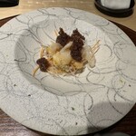 赤坂 鮨大谷 - 北海道産 ツブ貝、玉ねぎ醤油