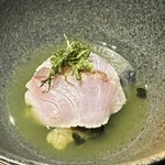 赤坂 鮨大谷 - ヒラマサ糠漬け茶漬け