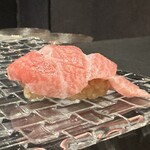 赤坂 鮨大谷 - 鮪大トロ 長崎藻塩