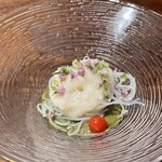 赤坂 鮨大谷 - 鮑ビーフン