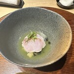 赤坂 鮨大谷 - ヒラマサ糠漬け茶漬け