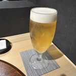 赤坂 鮨大谷 - 生ビール　熟撰