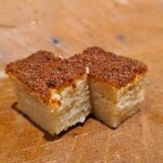 千葉たかおか - ㉔玉(す海老【正式名:葦海老】と自然薯入り) 
      しっとり軟らか、ほんのりと甘い
      葦海老の旨みと甘みに、複雑に配合された出汁も入っていそうです 