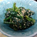 とん八 - ほうれん草の胡麻和え 380円(税込)(2024年1月18日撮影)