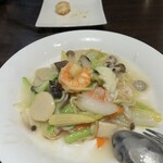 チャイニーズキッチン 貴 - たまらず食べてしまった後の写真（もっとボリュームあり）です