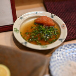 うを徳 - "柑橘醋辣椒蘿蔔泥（もみじおろしぽんす）"