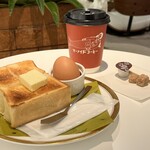マーメイド コーヒー ロースターズ - トーストセット1000円