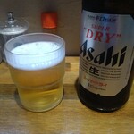 中華そばや 和凡 - 瓶ビール