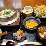 よしはら - 料理写真:釜飯ランチセット・鴨