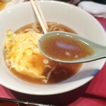 台湾料理　長楽 - 今日のスープは前回よりもちょっと薄かったですね！