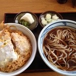 泰盛 - カツ丼セット680円