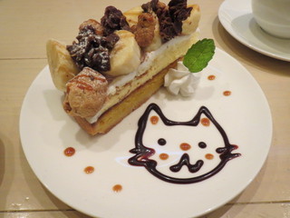 Nachukafepurasu - お連れ様のケーキが可愛くて美味しそう！