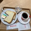 Caffe Italian Tomato - 厚切りトーストモーニング160円、モーニングブレンドコーヒー250円