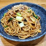 スパゲティ屋くぼやん - ニンニク醤油 大盛り