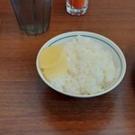 ラーメン さんぱち - 小ライスをば…。