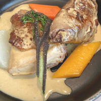 Benoit Alain Ducasse - 丹波黒鶏のフリカッセ