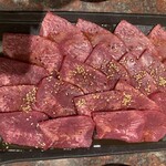 焼肉 幸楽 - タンすじ@¥770 3人前