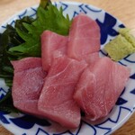 大衆酒場 西もり - マグロ刺　450円