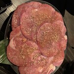 Tabenomihoudai Yakiniku Dainingu Chikaraya - 牛タンランチ150g 1580円