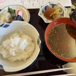 中村楼 - ご飯&香物&赤だし