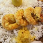 ハルダモンカレー - エビのココナツハバネロアチャール(350円)