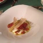 ホワイトデッキ - カサゴのミルフィーユ仕立て。