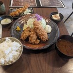 Agemonoya Sendai - カキアジフライ定食