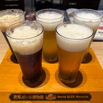 世界のビール博物館 - 世界の樽生ビール5種飲み比べセット