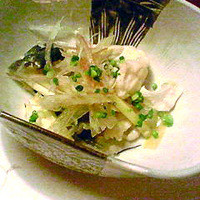 月亭 池袋店 - ふぐ煮凝り？和え物みたいな感じ。