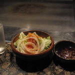 ステーキハウス 三松 - セットのサラダ