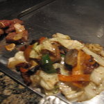 ステーキハウス 三松 - 野菜焼は味付けしっかりめ