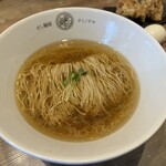 だし麺屋 ナミノアヤ - もてなし麺塩1300円