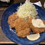 とんかつ いぶき - ヒレかつとタルタル白身魚フライ定食