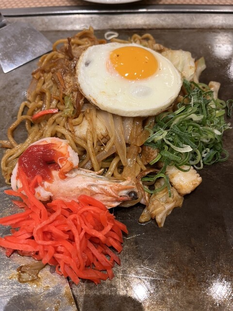 ここの豚玉明太もちチーズがめちゃくちゃ美味しすぎて再訪しま