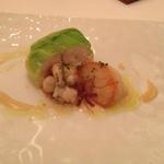 オーベルジュ・ド・リル トーキョー - 天然真鯛のシュウファルシー　グルヌイユと帆立のムニエル