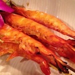 活海老バル orb - ◆ソフトシェルシュリンプのサテ