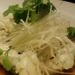 皇家龍鳳 (リーガロイヤルホテル大阪) - いかの湯引き　香り醤油