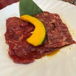 焼肉 八山 - Bランチ（和牛ロース、ハラミ）