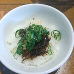 Mendokoro Janomeya - 限定の鶏油ご飯